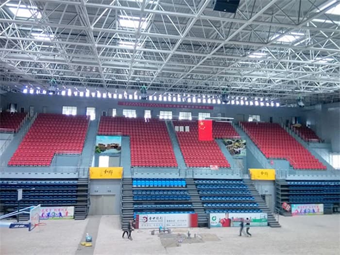 阆中水泥厂网架安装